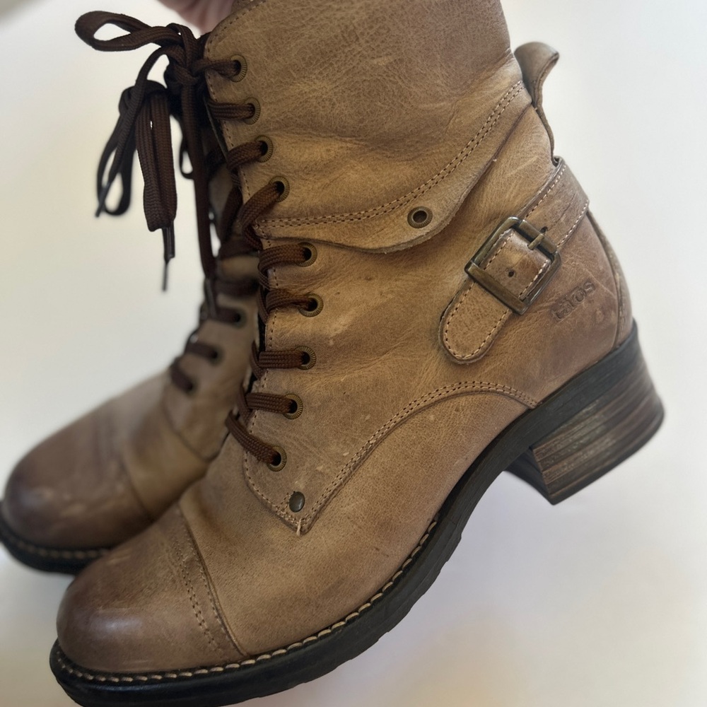 Taos Täōs Women's Brown Leather Boots • Size 9 / 9.5